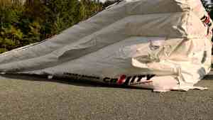 Stunt Airbag Deflating for Storage