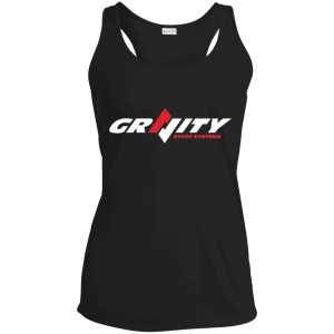 Gravity Stunt Systems ladies performance racerback tank with moisture-wicking fabric
