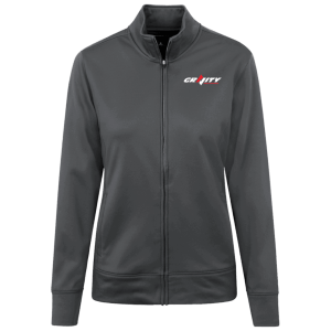Gravity Stunt Systems ladies fleece full-zip jacket with lightweight warmth